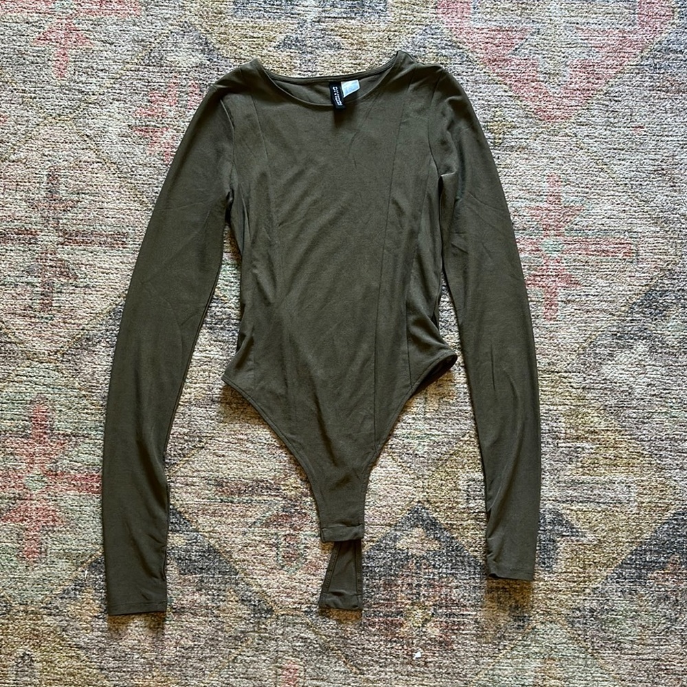 H&M Divided Olive Bodysuit